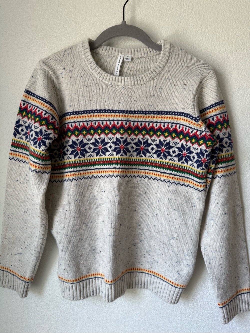 Kids Fair Isle Crewneck Sweater